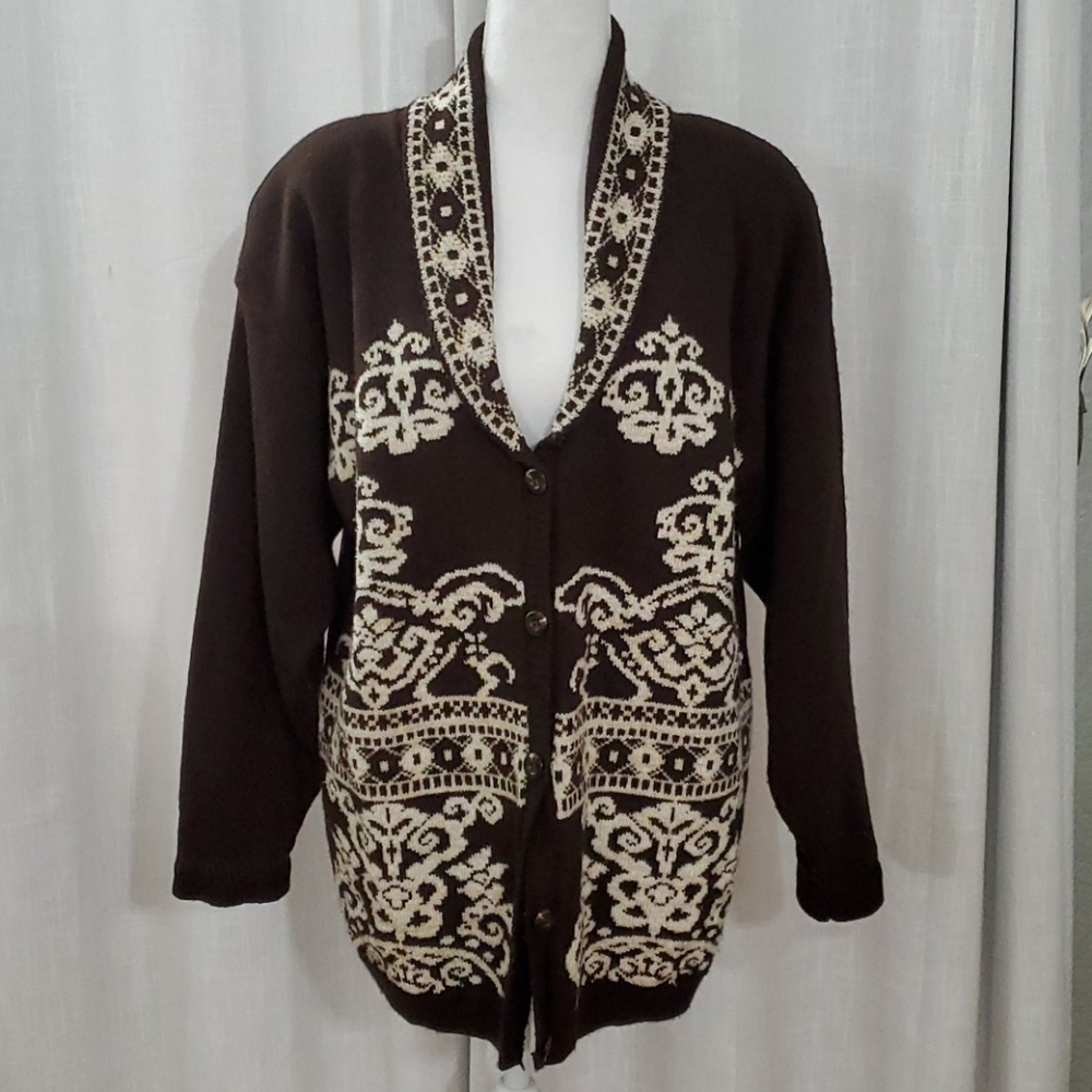 Vintage Norton McNaughton Cardigan sweater size s